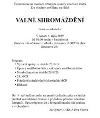 Valné shromáždění 2019