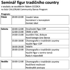 Program semináře v Kácově